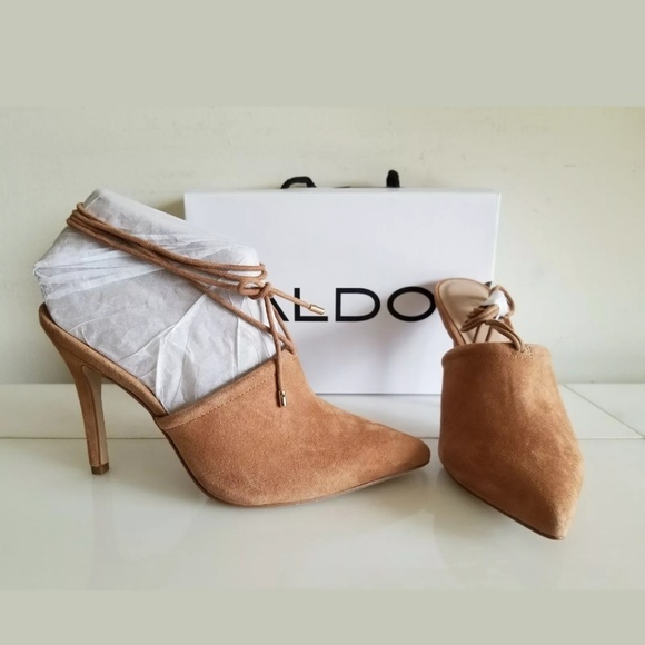 Aldo Shoes - ALDO FASHIONABLE ANKLE STRAP Natural, Size 6.5